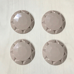 VINTAGE BEIGE ROUND CIRCLE DESIGN CABOCHONS