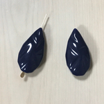 VINTAGE NAVY DROP DESIGN BEADS