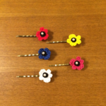 お花のピン（お好き組合せで２つセット）