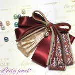 [新作]コンチェルト♪リボンバレッタ  **ボヘミアンレッド**