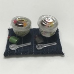 hand made ミニチュア ドールハウス カップ入りあんみつセット