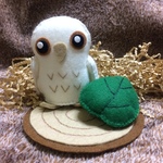 フェルト人形〜フクロウ🦉【 シロフクロウ 】