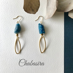 Blue Stone イヤリング　ピアス