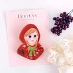 赤ずきんちゃんのブローチ メルヘン 童話 Fantastic Brooch  Ufufuya