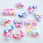 ☆ハンドメイド☆Ruban mou☆ゆめかわリボン☆2個セット☆クリップ☆