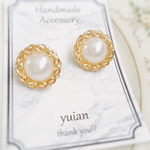再販♡アンティークパールピアス