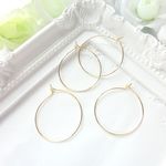 直径30mm 10個(5ペア)セット☆フープピアス