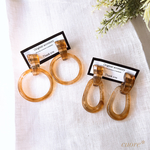 【再販×2♡】大ぶりべっ甲ピアス