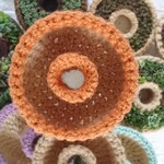 麻ひもリース  wreath base JUTE *orange