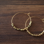metal beads hoop pierces