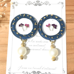 秋色❁お花のイヤリング/ピアス