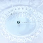 silver925 モルダバイトのネックレス【天然石S サイズ】