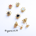 キラキラひと粒ピアス