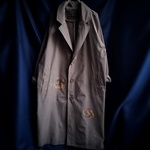 手描き　月と地球のロングコート　woman