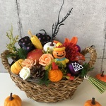 2019 ハロウィンカーニバル…♪　★ラテンver.★　賑やかバスケットアレンジ　