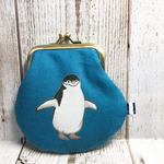 がま口コインケース  ほっこりペンギン