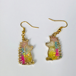キラキラ・ハリネズミピアス