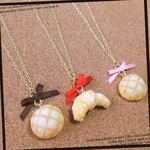 メロンパン＆クロワッサンのネックレス✧*