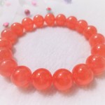 ☆mamochinさま♪ご予約お取り置き☆希少☆情熱の石☆薔薇色の人生☆綺麗なローズピンク☆高品質ＡＡＡ☆　☆アルゼンチン産☆　☆天然インカローズ（ロードクロサイト）☆１０ｍｍ☆１６ｃｍ☆３６ｇ☆