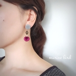 ベルベットのイヤリング
