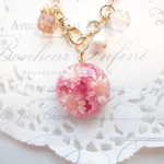 チェリーピンクJewelボックスバックチャーム