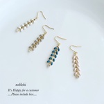 elegant▷colorelegant leaf　ピアス/ノンホールイヤリング＊受注製作＊E9