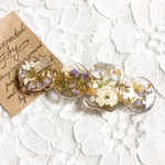 押し花バレッタ