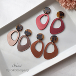 べっ甲 × インポートリング ピアス/イヤリング 金属アレルギー対応