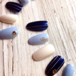 初夏にぴったりブルーネイル。