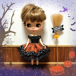 ブライス　リカちゃん  プーリップ  ハロウィン  ミニドレス