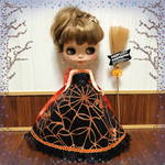 ブライス　リカちゃん  プーリップ  ハロウィン  ドレス 