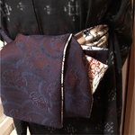 兵児帯 着物リメイク(正絹×正絹)