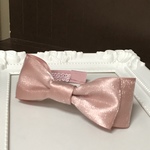 ブライス用リボンカチューシャ☆オーガンジーサテン☆アンティークピンク