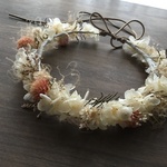 プリザーブドフラワーの花冠