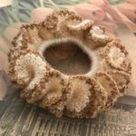 毛糸編み♪フリフリ編みシュシュ