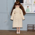 【22cmドール】♡リカちゃんニットミモレ丈スカート♡    
