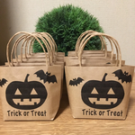 クラフト紙  ミニ紙袋  １０枚セット【ハロウィン柄】