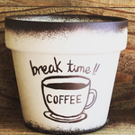 リメイク鉢☆coffee☆リメ鉢