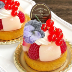 白桃ラズベリータルトのメモスタンド