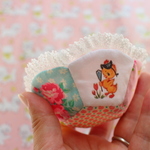 hana*レトロアニマルパッチワークのminimini小物入れ★ひよこちゃん