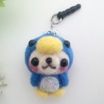 【ａ様ご予約品】 チビチビペンギンくまちゃんのイヤホンジャック