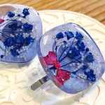 青い花束のポニーフック