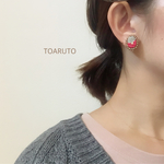 刺繍イヤリング ピアス
