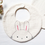 名前入れ⑅選べる刺繍⑅うさぎさんスタイ