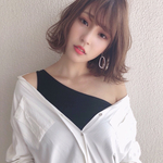 silver変形ループピアス(イヤリング)