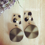 ドット大ぶりピアス♡イヤリング