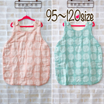 95から120size✨8重ガーゼスリーパー☆フラワーサークル柄☆