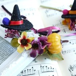 ハロウィン花冠⑪　うさぎ花冠 　Ｓ～Ｍサイズ　 ペット用