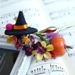 ハロウィン花冠⑫　うさぎ花冠 　Ｍ～Ｌサイズ　 ペット用