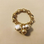 【再販】*Pearl×Chain　Ring*